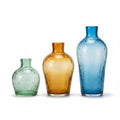 Recycled Glass Vase & Decor Set (3-Piece)