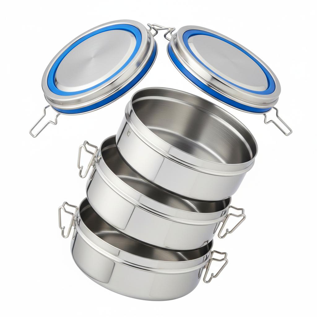 Stainless Steel Lunch Container (3-Tier)