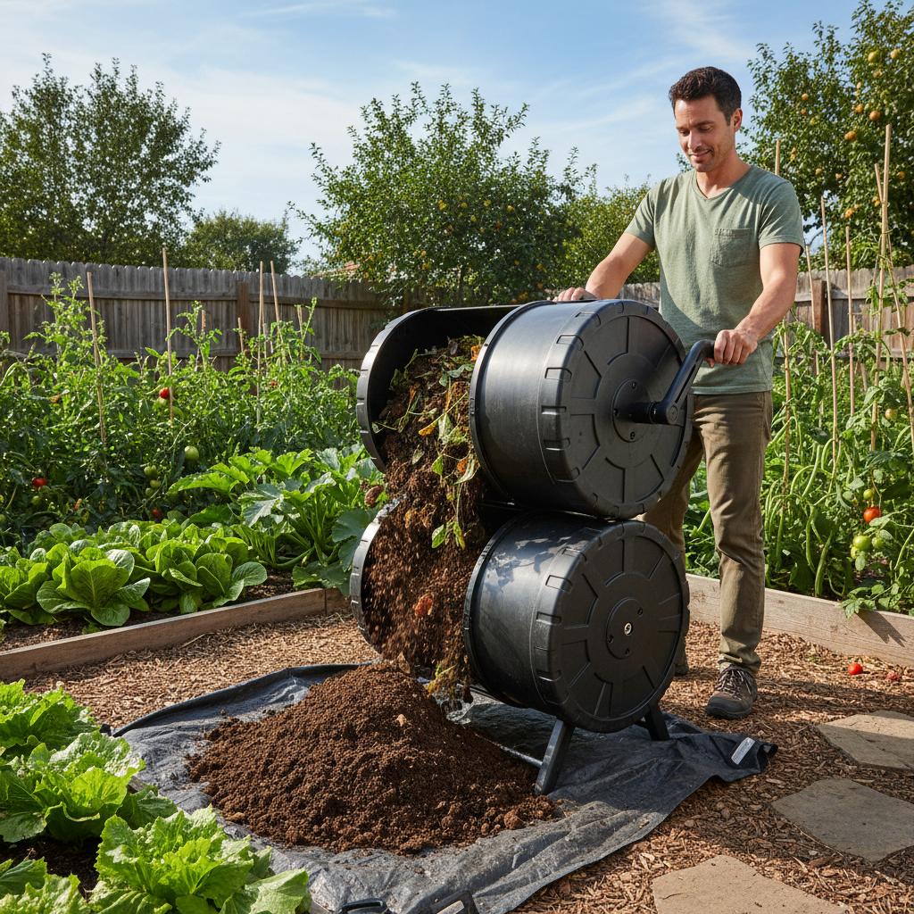 Tumbling Composter (37 Gallon)